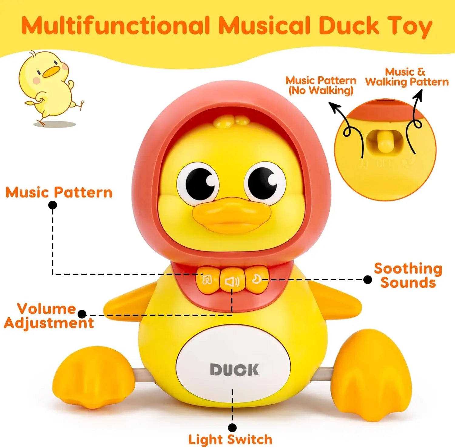 Baby Crawling Toys with Music Early Learning Development Interactive Walking Toy  Infant Learn to Walk for Girls Boys Christmas